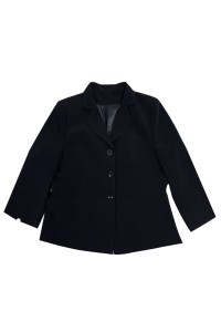 設計修腰3顆鈕扣女西裝套裝      訂製純黑色女西裝    B. & McK. Services Limited   工作服制服   BWS274